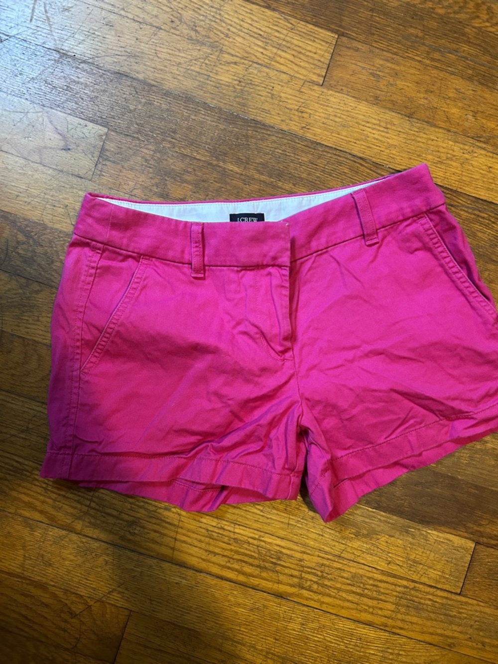 J. Crew Hot Pink Women's Cotton Shorts